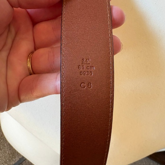 Vintage Coach Black Leather Belt Solid Brass Buckle Handcrafted USA - Picture 5 of 8